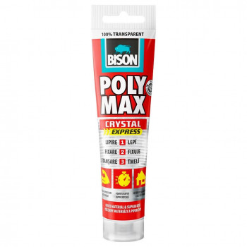 Bison Poly Max Cristal Express Transparent MSpolimer 115g